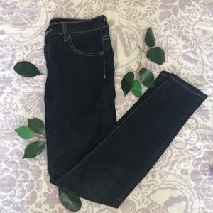 Forever 21 Dark Navy Skinny Jeans